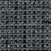 Gray tweed fabric texture with heathered blue threads, dense irregular weave, matte finish, nubby surface, solid repeating pattern.